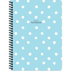 Keskin Color Defter PP Kp.Spiralli 16,5x22,5 80 Yp.Çiz.321141-99