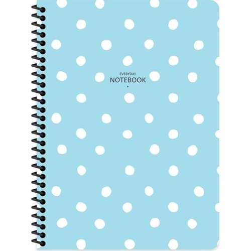 Keskin Color Defter PP Kp.Spiralli 16,5x22,5 80 Yp.Çiz.321141-99