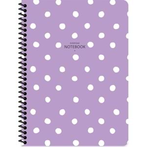 Keskin Color Defter PP Kp.Spiralli 16,5x22,5 80 Yp.Çiz.321141-99