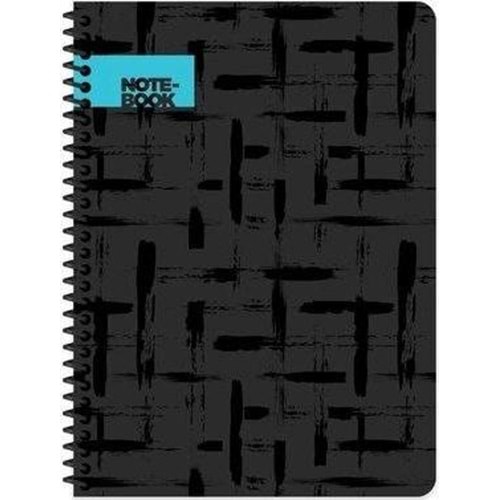 Keskin Color Defter 16,5x22,5 80 Yp.Kar. Plastik Kapak Spiralli