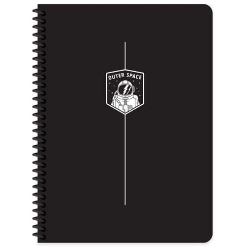 Keskin Color Defter A6 80 Yp.çiz Kar.Kap.spr. Siyah