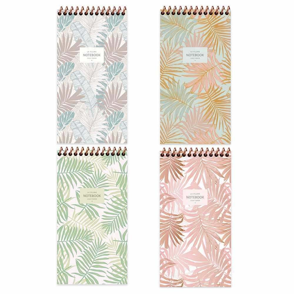 Keskin Color Defter Krt Kp.Spr.la Plume Leaves 10x19 80 Yp.Çiz
