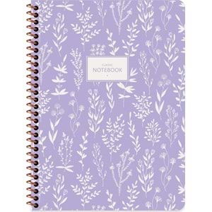 Keskin Color Defter Karton Kapak Spr.pst Flora 16,5x22,5 80 Yp.düz