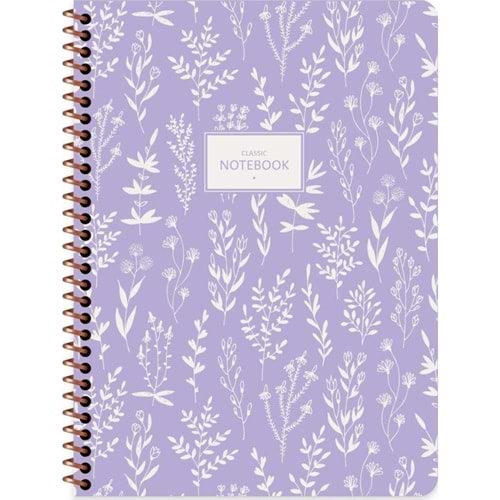 Keskin Color Defter Karton Kapak Spr.pst Flora 16,5x22,5 80 Yp.düz