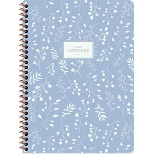 Keskin Color Defter Karton Kapak Spr.pst Flora 16,5x22,5 80 Yp.düz