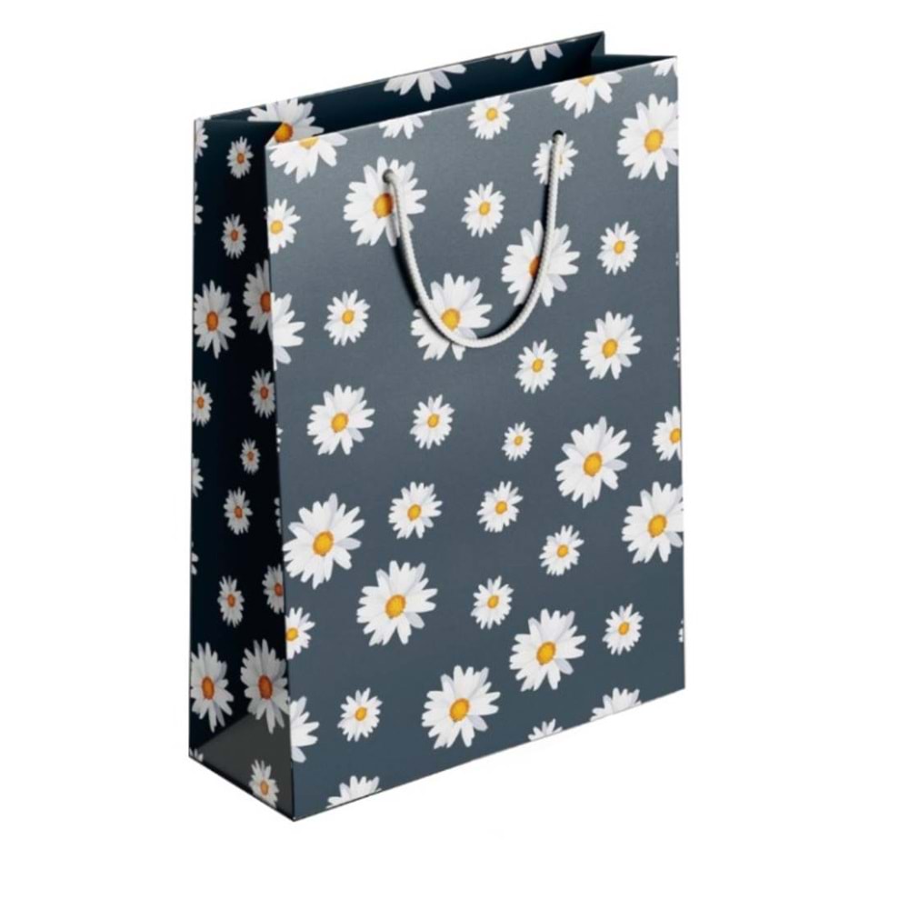 Keskin Color Karton Çanta D3 Papatya (1 Adet)