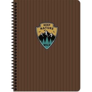 Keskin Color Defter Karton Kapak spr.Outdoor 16,5x22,5 80 Yp.düz