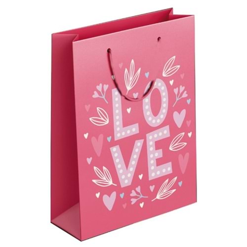 Keskin Color Karton Çanta D2 Love 170014-99 (1 Adet)