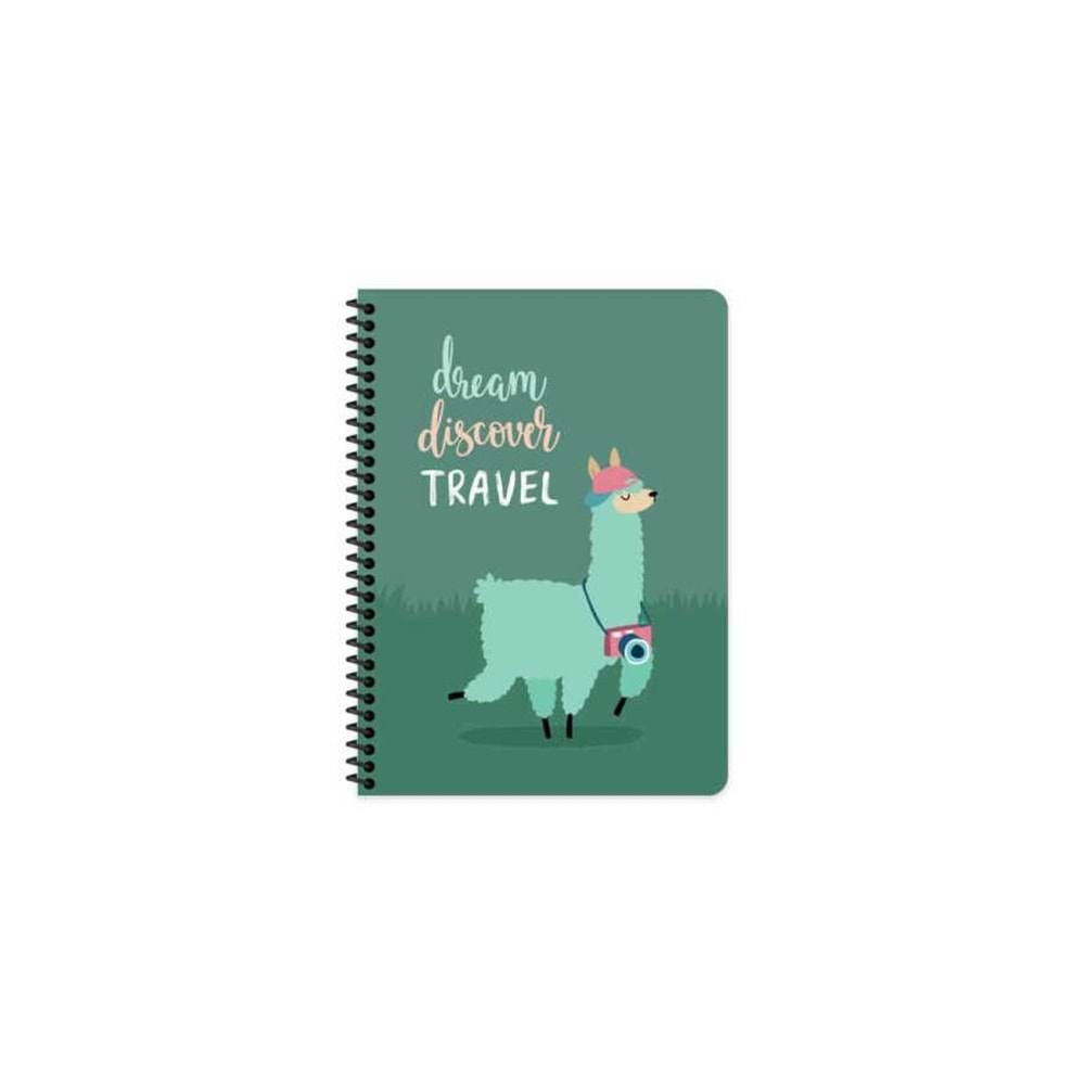 Keskin Color Defter Kar.Kar Kp.Spr.Gezginler 16,5x22,5 80 YP 386042-99