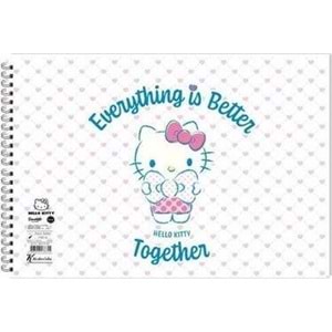 Hello Kitty Resim Defteri Spiralli 17x25 15 YP 300115-08 (1 Adet)