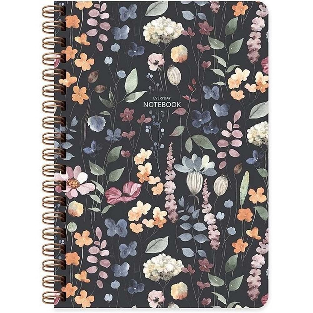 Keskin Color Defter Spr.Sert Kapak Çiçek A5 96 Yp.çiz. 418943-99