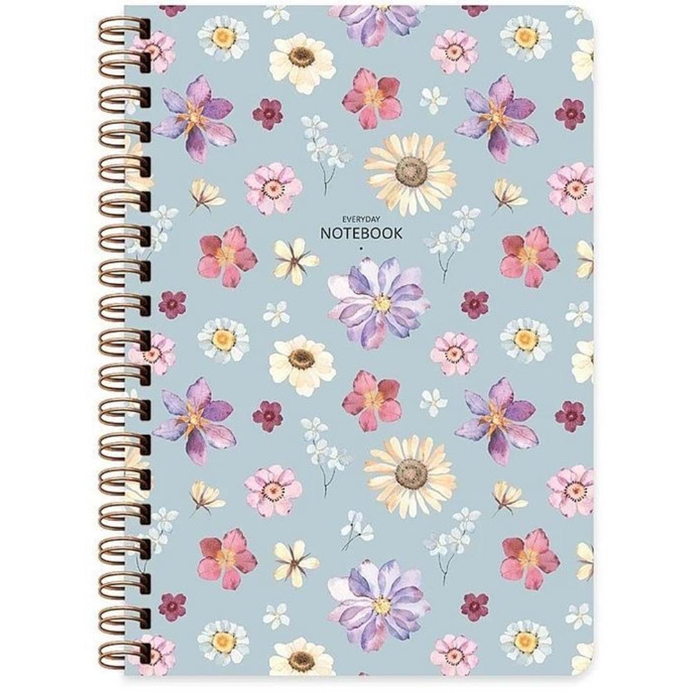 Keskin Color Defter Spr.Sert Kapak Çiçek A5 96 Yp.çiz. 418943-99
