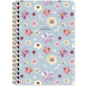Keskin Color Defter Spr.Sert Kapak Çiçek A5 96 Yp.çiz. 418943-99