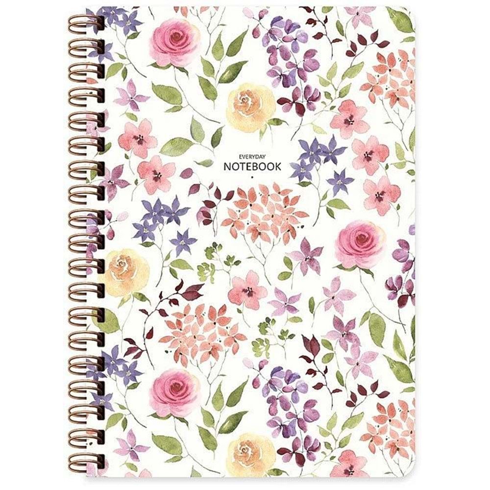 Keskin Color Defter Spr.Sert Kapak Çiçek A5 96 Yp.çiz. 418943-99