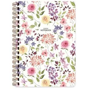 Keskin Color Defter Spr.Sert Kapak Çiçek A5 96 Yp.çiz. 418943-99
