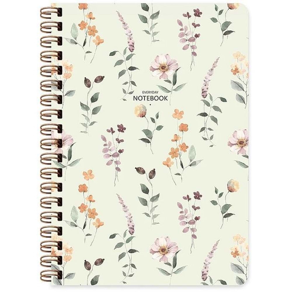 Keskin Color Defter Spr.Sert Kapak Çiçek A5 96 Yp.çiz. 418943-99