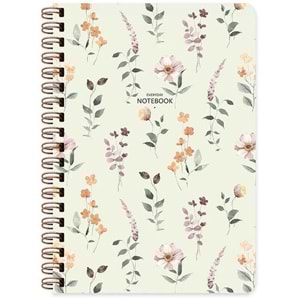 Keskin Color Defter Spr.Sert Kapak Çiçek A5 96 Yp.çiz. 418943-99
