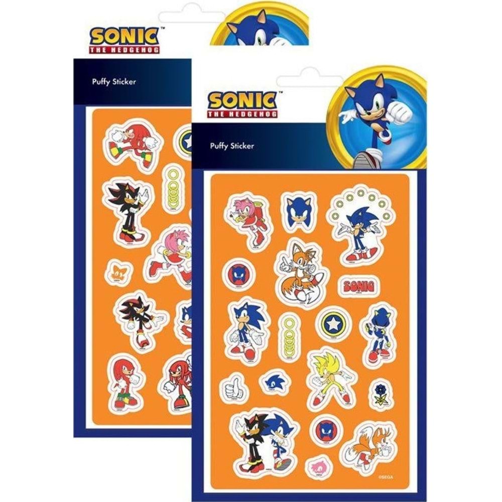 Sonic Puffy Sticker 221300-15