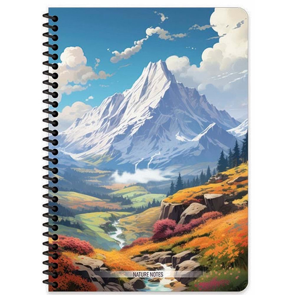 Keskin Color Defter Karton Kp.Spr.Nature 16,5x22,5 80 Yp Çizgili 387041-99
