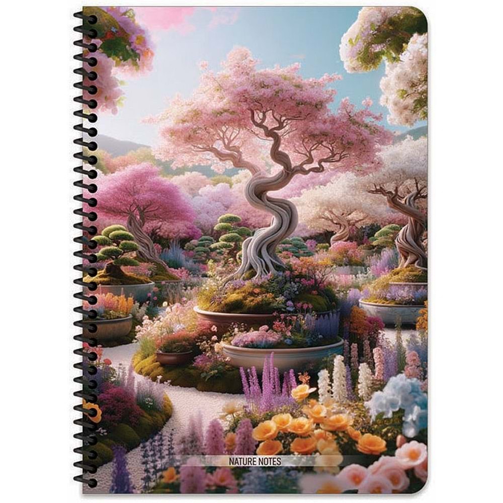 Keskin Color Defter Karton Kp.Spr.Nature 16,5x22,5 80 Yp Çizgili 387041-99
