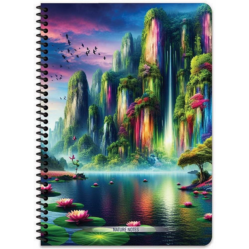 Keskin Color Defter Karton Kp.Spr.Nature 16,5x22,5 80 Yp Çizgili 387041-99