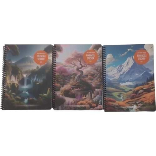 Keskin Color Defter Karton Kp.Spr.Nature 16,5x22,5 80 YP Kareli 387042-99