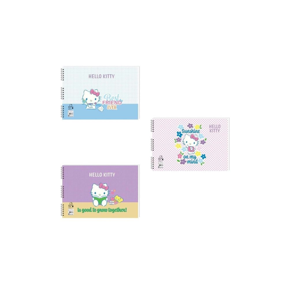 Hello Kitty And Friends Spiralli Resim Defteri 17x25 15 YP 300115-13 (1 Adet)