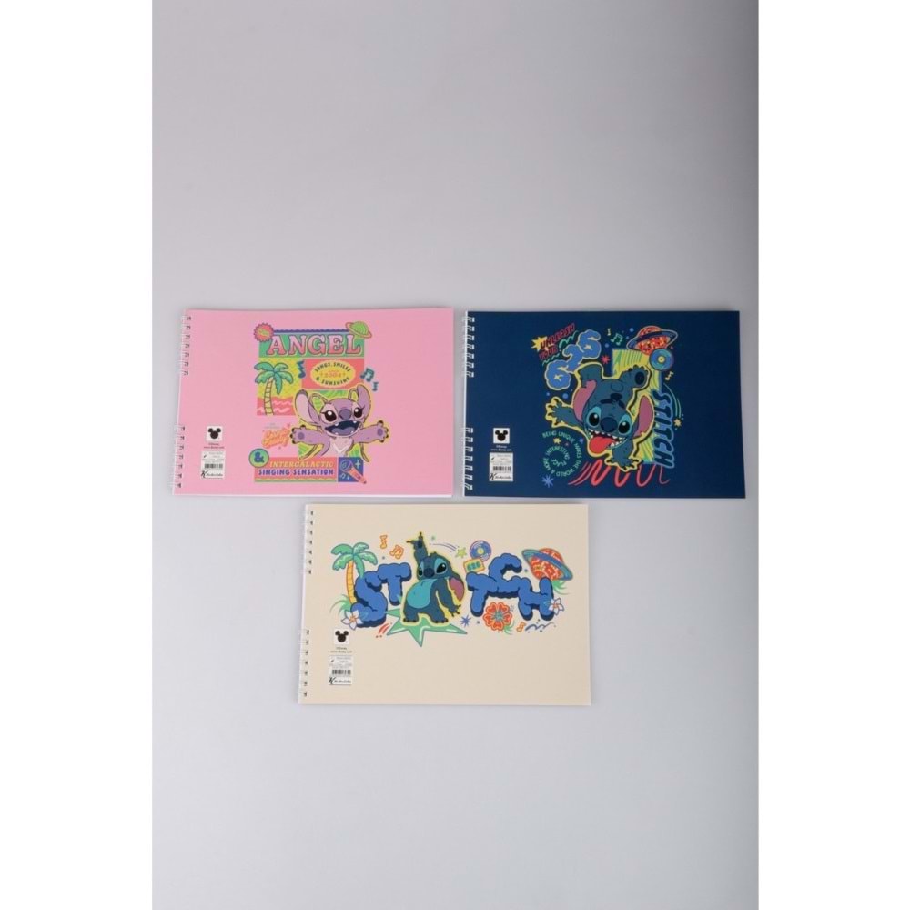 Lilo&Stitch Spiralli Resim Defteri 17x25 15 YP 300115-14 (1 Adet)