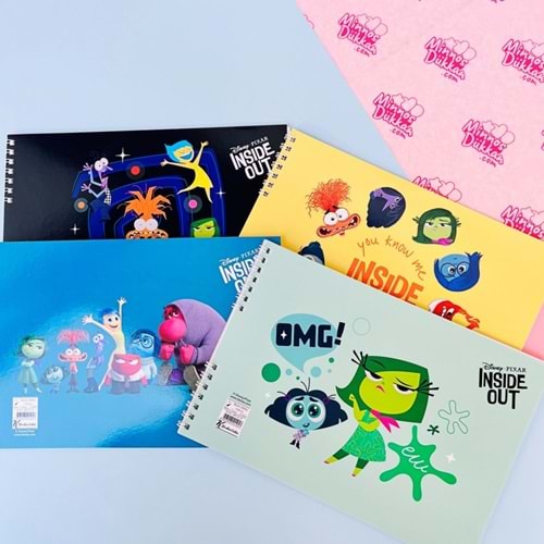 Ters Yüz Spiralli Resim Defteri 17x25 15 YP 300115-18 (1 Adet)