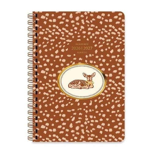 Keskin Akademik Ajanda 17*24 Spiralli - Bambi 600207-99