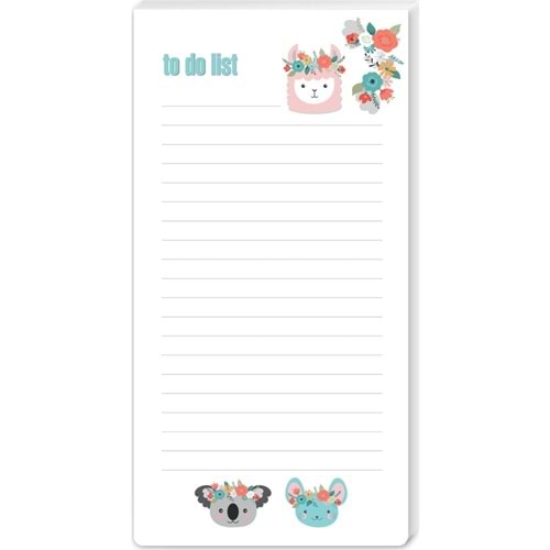 Keskin Color K-Gift 8,6x16 40 Yaprak To Do List Koalalama 493091-99 (1 Adet)