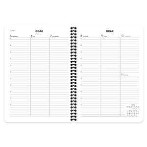 Keskin Color Spiralli Haftalık Ajanda 17x24 Mavi 2026