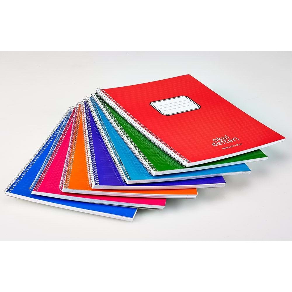 Komeks Spiralli Defter Karton Kapak Çizgili 120 Yaprak A4 120/1 (1 Adet)