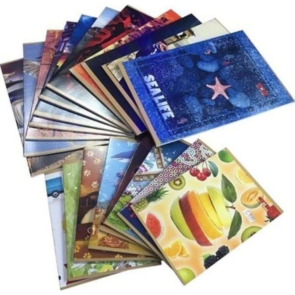 Komeks Spiralli Defter Plastik Kapak Kareli 96 Yaprak A4 96/4 SA4 (1 Adet)