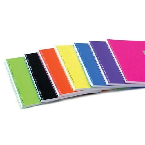 Komeks Spiralli Defter Plastik Kapak Çizgili 120 YP A4 120/1 SA4