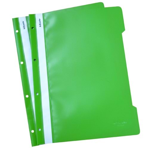 Esselte Telli Dosya Plastik A4 Yeşil SLT-4199 (1 Adet)