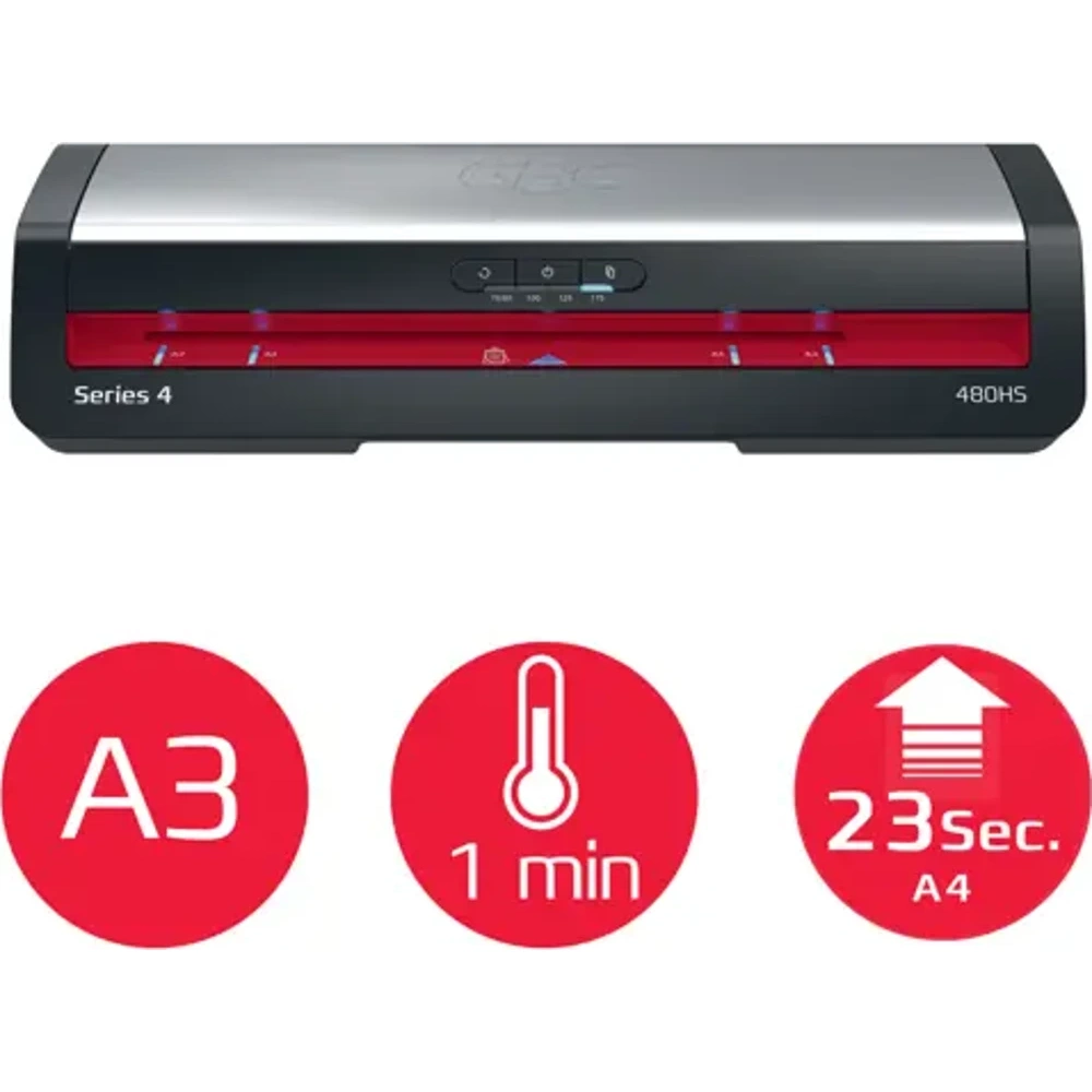 GBC Laminasyon Makinesi 480HS A3 EU Siyah 4410072EU