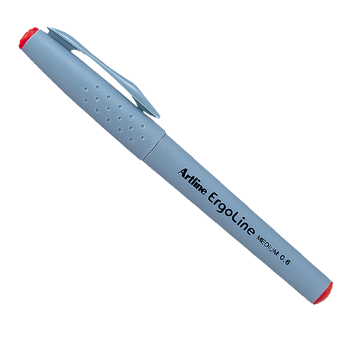 Artline Çizim Kalemi Ergoline Medium Line 0.6 MM Kırmızı ERG-3600 (1 Adet)