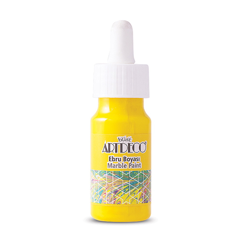 Artdeco Ebru Boyası 30 ML Sarı Y-016B-01 (1 Adet)