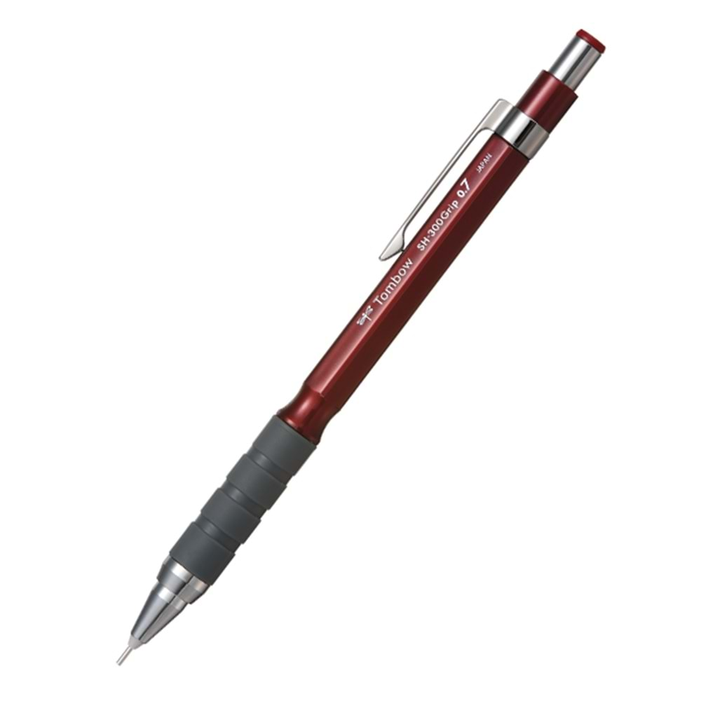 Tombow Versatil Kalem SH-300 Grip 0.7 MM Bordo SH-GR31R7