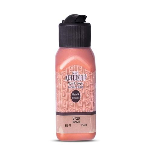 Artdeco Akrilik Boya 75 ML Metalik Bakır 3728