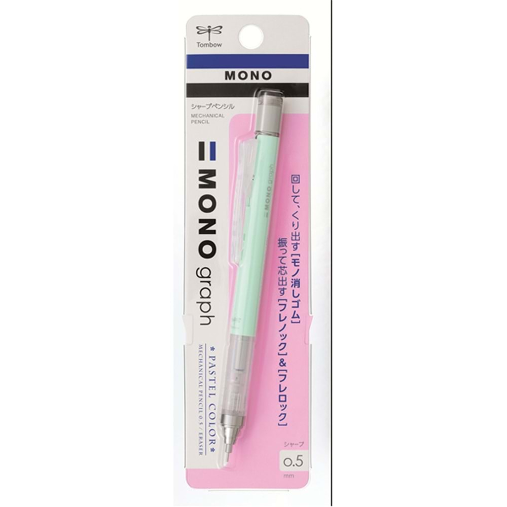 Tombow Mono Graph Pastel 0,5 MM Blisterli N.Yeşili