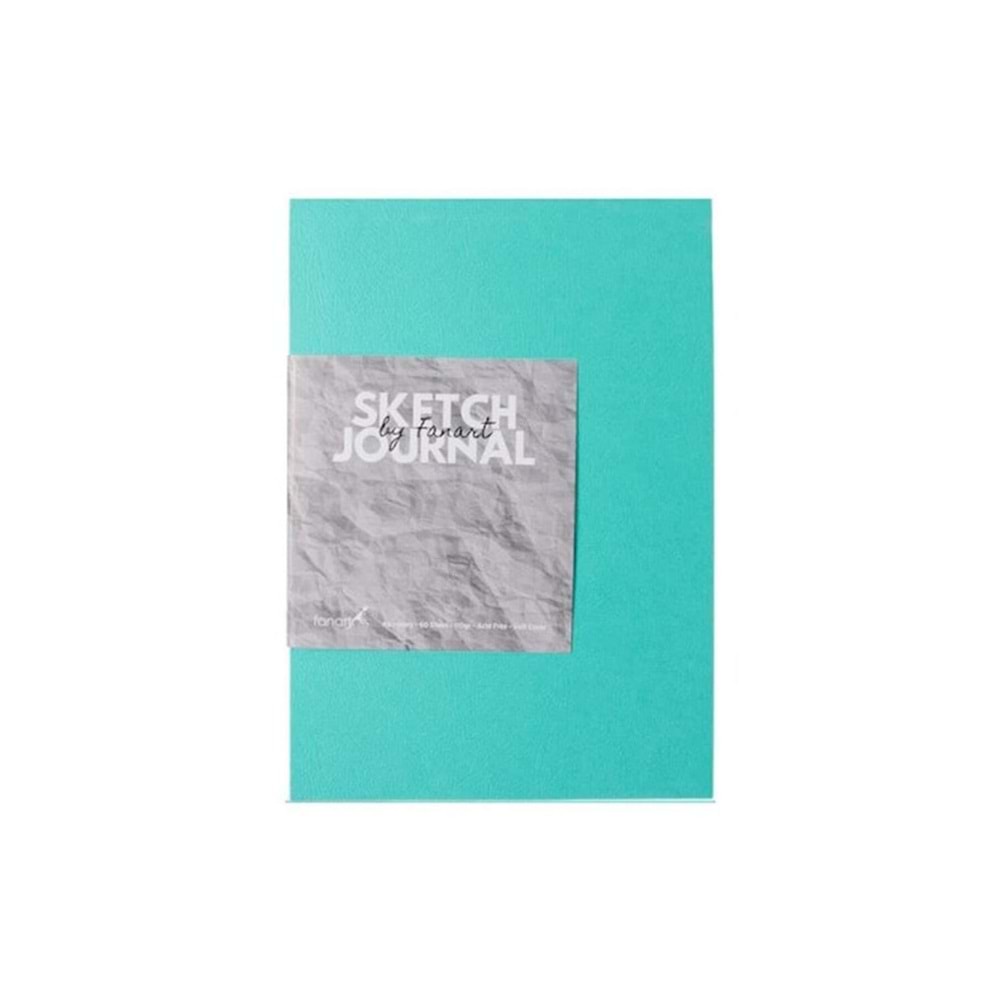 Fanart Academy Sketch Journal 110 GR 60 YP A4 Turkuaz 8662