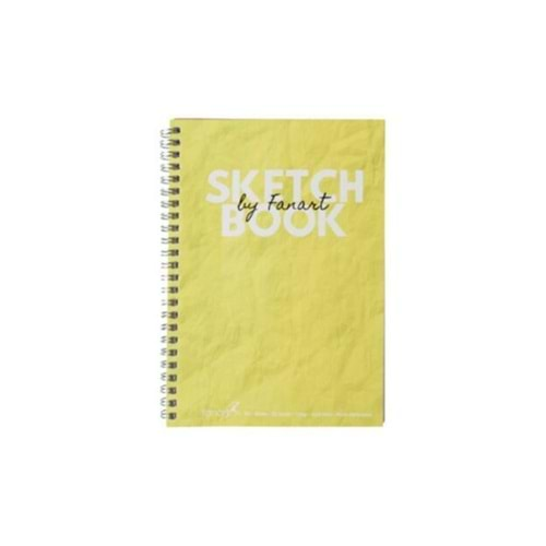 Fanart Academy Sketch Book 120 GR Spiralli 50 YP A6 Sarı 8674