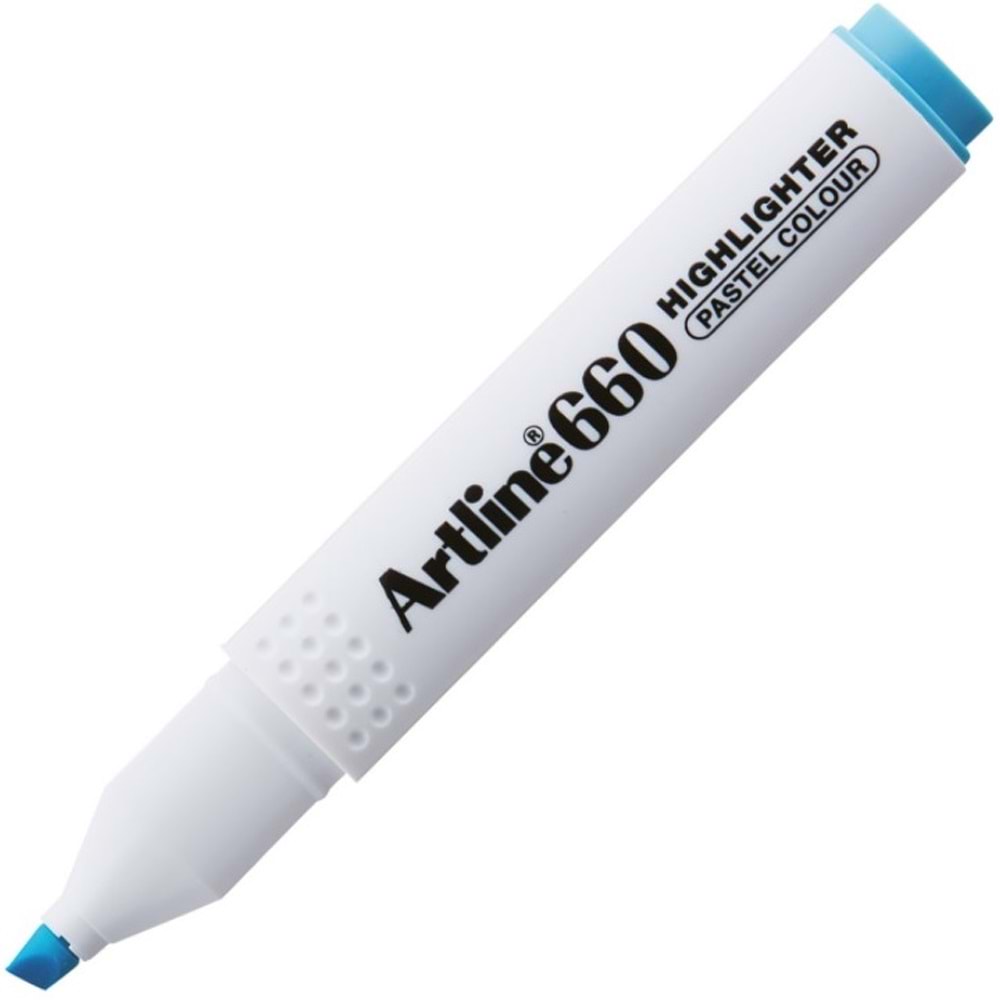 Artline Fosforlu Kalem Kesik Uç 1,0-4,0 MM Pastel Mavi EK-660N (1 Adet)