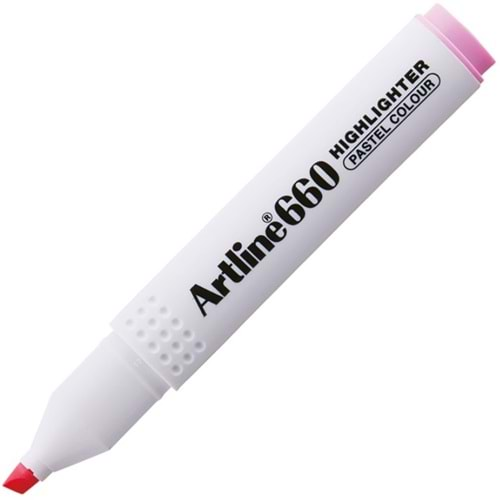 Artline Fosforlu Kalem Kesik Uç 1,0-4,0 MM Pastel Pink EK-660