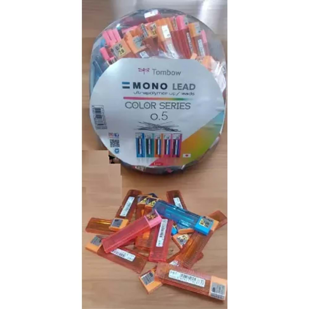 Tombow Min Mono Lead Uç 0.5 MM 2B Renkli Tüp Ka.Set 360