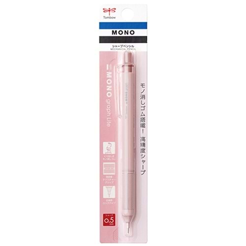Tombow Mono Graph M.k.kalem 0.5mm (1ad) Gri Pembe