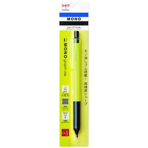 Tombow Mono Graph Lite M.k.kalem 0.5 mm Neon Sarı