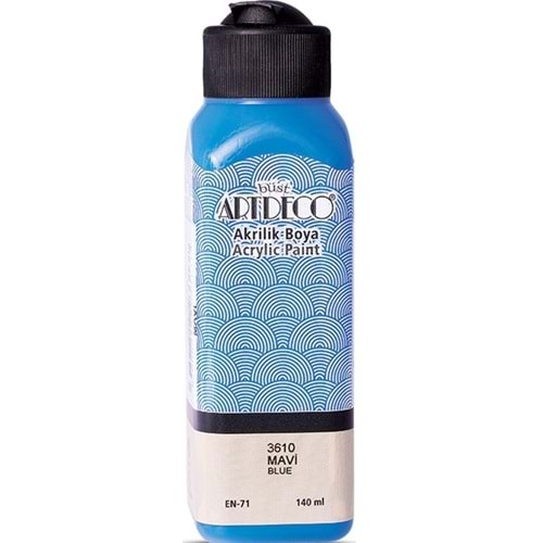 Artdeco Akrilik Boya 140 ML Mavi 070R-3610